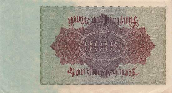 5000 Mark 1922 ro.77 B